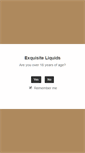 Mobile Screenshot of exquisiteliquids.com